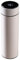 EUROtops Thermoflasche mit Temperaturanzeige - 500 ml Füllmenge für kalte & warme Getränke, weiße Edelstahl-Trinkflasche, inklusive Aufsatz-Sieb für Tee, 6,5 x 22,5 cm, für Büro, Zuhause und unterwegs