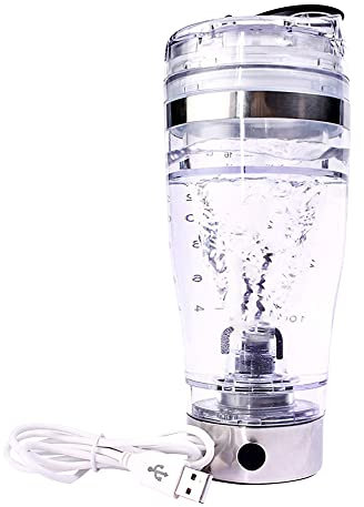 ZORQ Bottiglia di miscelazione elettrica dello shaker della proteina, tazza di miscelazione della proteina portatile all'aperto, durevole 450ml bottiglia automatica dello shaker a prova di perdite ml