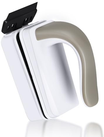 Lychee Magnetischer Aquarienreiniger-Magnetischer Aquarium-Glasschaber-Abnehmbarer Glas-Algenschaber [Kratzfrei, Rutschfest, Magnetisierend] (S)