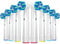 REDTRON Cross Action Aufsteckbürsten kompatibel mit Oral B, Ersatzbürstenköpfe für Oral B elektrische Zahnbürste, Zahnbürstenköpfe passend für Professional Care Vitality Pro Smart Genius Series