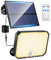 One Fire Faretto Led da Esterno Solare, 3000K Giallo Caldo[190LED/3Modes]Faro Led Esterno con Pannello Solare, IP65 Faretto LED da Esterno Solare, Telecomando Lampada Solare da Esterno Garage Giardino