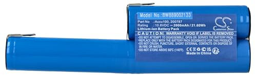 vhbw Akku kompatibel mit Bosch AGS Grasschere, Strauchschere (2000mAh, 11,1V, Li-Ion)