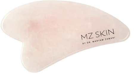 MZ SKIN Sculpring Rose Quartz GUA SHA Gesichtsmassage Stein Rosenquarz
