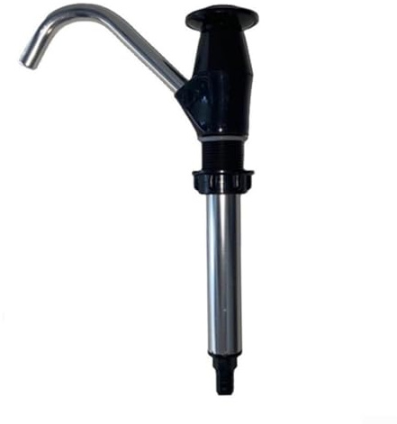 Sink Water Hand Pump, Water Hand Pump Tap, Double Camping Trailer Motorhome Replacement Pumping for Camping Trailers and Motorhomes(Black)