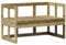 vidaXL Gartensofa 2-in-1, Gartenmöbel Verlängerbar, Sitzbank Bank Sofa für Garten Terrasse, Loungesofa Gartenbank, Kiefernholz Imprägniert