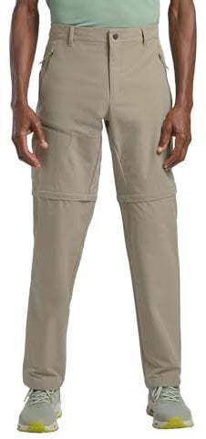 Jack Wolfskin Herren Pico Trail Zip Off Pants M Wanderhose, Stone, 46 EU