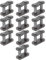 10 eslabones maestros de eslabones de cadena 428, eslabones de cadena de rodillos de acero al carbono, conector de eslabón de fijación de cadena de motocicleta de acero para