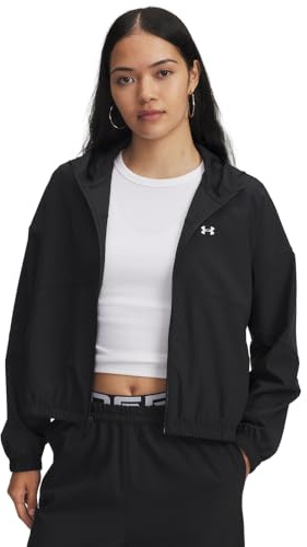Under Armour Women's Rival Woven Hooded Jacket Sweatshirt