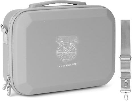 POFIBO Custodia per drone DJI FLIP, borsa da viaggio portatile con cordino e fibbia di sospensione, custodia rigida in PU per DJI Flip Accessori