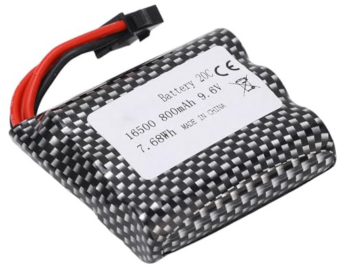 9.6V 800mAh Lithium Tery pour Les Voitures RC S91 S912 9115 9116 avec Une Puissance et des Fonctionnalités Durables