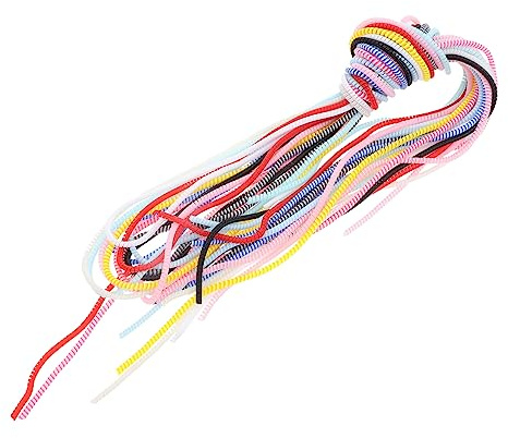 DIYEAH 12pcs Data Cable Protection Rope Meters Long Flexible Wire Hider for Cable Management Sleeve Pack Organization