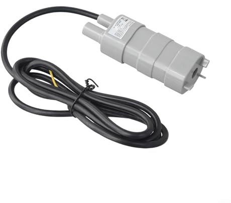 YJDOORPLAY Pompe à eau électrique 12 V DC 600 L/H Pompe submersible avec levage maximum de 5 m pour camping-car, caravane, fontaine, jardin, système d'aquarium