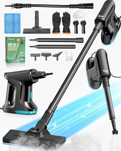 Scopa a vapore resistente per la pulizia dei pavimenti, 14 in 1, leggera e staccabile, con vaporizzatore multiuso e potente, senza sostanze chimiche, per casa, legno duro, piastrelle, pareti, malta