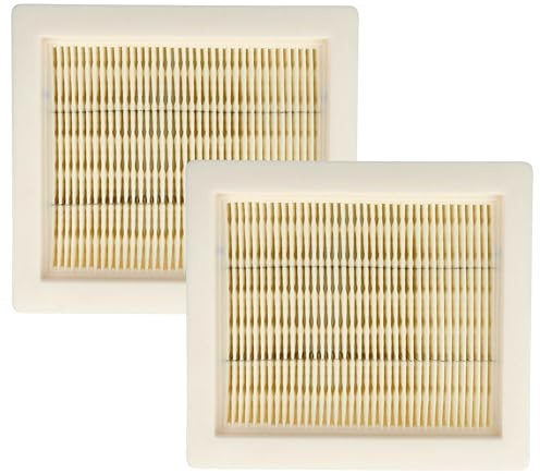 vhbw 2x Flachfaltenfilter Ersatz für Würth 5701700003 für Staubsauger