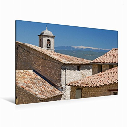 Premium Textil-Leinwand 120 x 80 cm Quer-Format Mont Ventoux, der heilige Berg der Provence | Wandbild, HD-Bild auf Keilrahmen, Fertigbild auf hochwertigem Vlies, Leinwanddruck von Martin Ristl