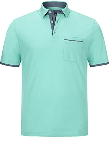 Jan Vanderstorm Herren Poloshirt Melker | | kurzarm Polohemd | reine Baumwolle | große Größen L-7XL