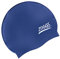 Zoggs Unisex – Erwachsene Silicone Cap Badekappe, Dunkelblau, Einheitsgröße EU