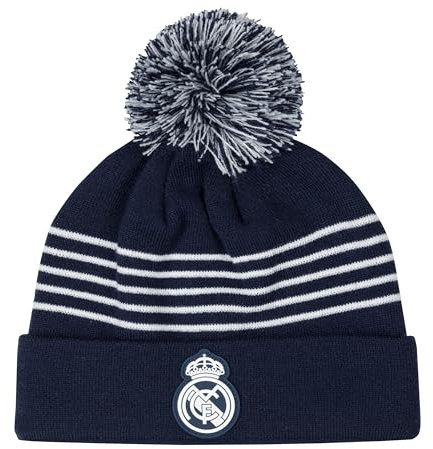 Real Madrid Mütze mit Bommel, offizielle Kollektion