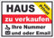 Haus zu verkaufen von privat Aufkleber A3 (297x420mm)