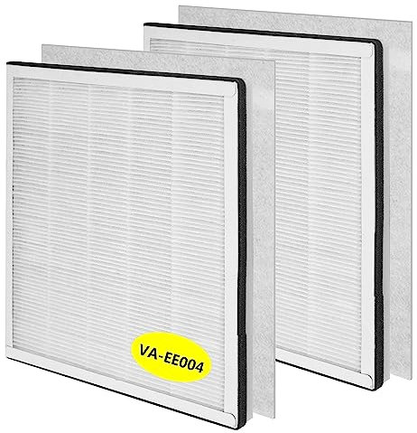 Lhari VA-EE004 Ersatzfilter, kompatibel mit VAVA 3-in-1 VA-EE004 Luftreiniger, True HEPA & Aktivkohlefilter-Set, 2er-Pack