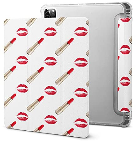 Sexy Golden Lipstick Makeup Case For Ipad Tablet Protective Cover IPAD Pro 2021 (11in)