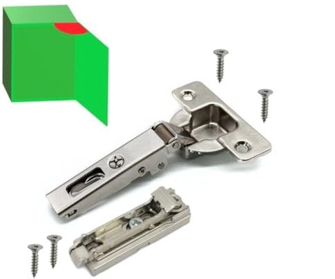 Cerniera SALICE Universale con Apertura 110° Applicazione Standard (SELF-CLOSING Chiusura a SCATTO, COLLO BASSO 0, pz 1)