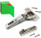 Cerniera SALICE Universale con Apertura 110° Applicazione Standard (SELF-CLOSING Chiusura a SCATTO, COLLO BASSO 0, pz 1)