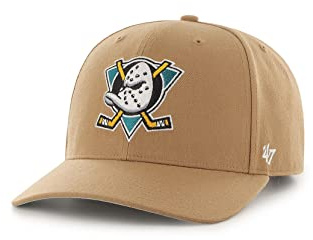 '47 Brand MVP DP Cap Anaheim Ducks H-CLZOE25WBP-QL Hellbraun