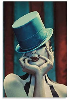 XXJDSK Foto Auf Leinwand American Horror Story Freak Show AHS Poster für Schlafzimmer, ästhetisch, dekoratives Gemälde 60X90cm Kein Rahmen