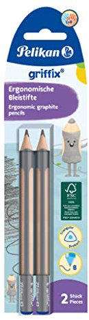 Pelikan 817028 crayon graphite griffix, 2x B, blister