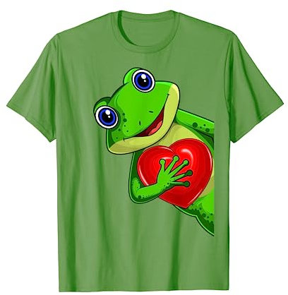Frosch Damen Mädchen Kinder Frösche T-Shirt