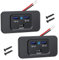 Linkstyle Panneau de Charge USB, Double Prise de Charge Rapide QC3.0 USB A avec Interrupteur pour Voiture 12V/24V -2Pcs