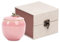 Handicrafted Ceramics Mini Pet Urns, Cremation Urns Ceramics Memorial Ashes Urn, Ashes Keepsake Memorial Ashes Holder, Pet Coffin, Beautiful Ashes Keepsake, Sealed Ceramic (Pink)