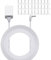 Netzkabel-Adapter für Ring Stick Up Cam Plug-in/2nd Gen/3rd Gen/Spotlight Kamera Akku, Outdoor Indoor Verlängerungskabel 7,8 m, mit Draht-Nagelclip, Weiß