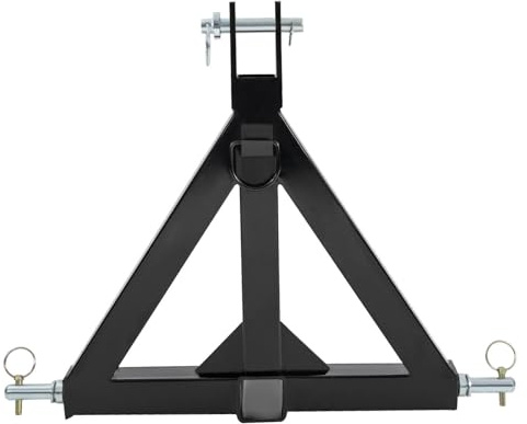 Rail d'attelage avec suspension à trois points, adaptateur à trois points, adaptateur, prise à trois points, cadre adaptateur de catégorie 1 et 2