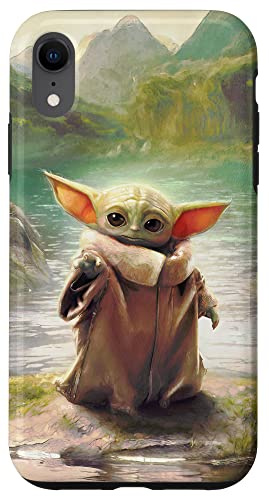 Star Wars Grogu Nutze das Force-Jedi-Training Hülle für iPhone XR