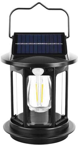 Solar Camping Lantern | Rechargeable Tent Light,Portable Waterproof Solar USB Rechargeable Flashlight, Camping Gear Survival Kits for Home Outdoor