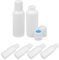 SOLUSTRE 6 Stück Flüssiger Schwammkopf- -Spender Leer Nachfüllbar Roll-On-Flaschen DIY Ätherisches Aromatherapie Kosmetik Lotion Reise-Aufbewahrungsbehälter
