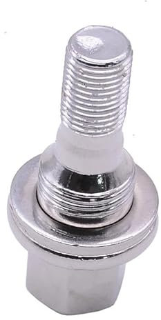 WTIXCRQ Radbolzen Radschraube Kompatibel Mit Peugeot 1007 206 207 307 308 406 Auto-Radschrauben, Flache Sitze, Unterlegscheibe 540567 9644576680, 4 Stück