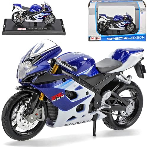 Suzuki Gsx-r Gsx R 1000 R1000 Blau Weiss 1/18 Modellmotorrad Modell Motorrad