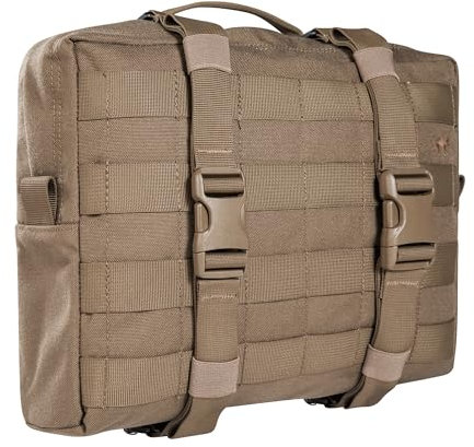 Tasmanian Tiger TT Tac Pouch 10 MKII 4L Rucksack Zusatz-Tasche, Molle-kompatible Deckel-Tasche für TT Base Pack; Coyote Brown