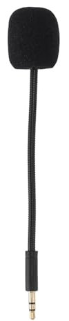 BONKZEBU Remplacement du Micro de Jeu Fits pour Pro X Gaming Wireless Headsets 3,5 Mm plaqué d'or Microphone de Jeu Bruit de 3,5 Mm
