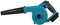 HPHPH 2 IN 1 2200W Garden Cordless Blower， Rotation Vacuum Clean Air Blower For Dust Blowing Operat Power Tool For 18V Battery Powerful(1x 3.0Ah Battery)