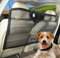 XNBTFK Car Dog Guard, Dog Guard for Car Boot, Universal Pet Divider, Adjustable Barrier with Heavy Duty Mesh, Safety Net with Adjusting Rope and Hooks