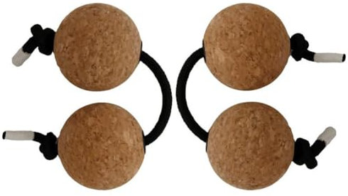 berjalan Shaker 2 paia di sughero Kashaka Shaker Asalato strumento a percussione strumento a percussione classico africano palle per la musica