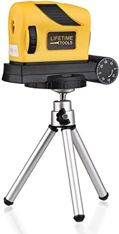 Ejoyous Level with Tripod, Four in One High Precision Vertical and Horizontal Line Level with Chuck