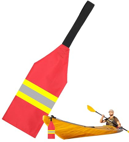Kajak-Flagge – Sichtbarkeitsausrüstung für Unterwasseraktivitäten – reißfest und UV-beständig, für Sicherheit im Kajak, Boot, Wandern, Natur, Camping