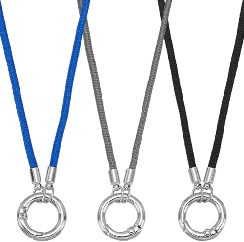 SUNNYCLUE 1 scatola 3 colori Porta Occhiali Collana Anello Cinturino per Occhiali Catena Sfusa Colorato Similpelle Collo Lega Antiscivolo Fermaocchiali per Donne Cordino Occhiali Da Lettura Occhiali D