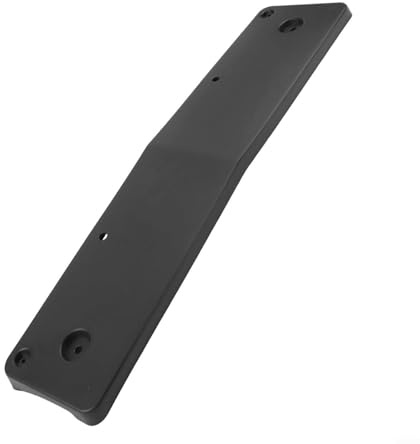 MIKMLYZE Front Bumper License Plate Bracket for A-Class W176 A1768850181 Black ABS Replacement Mounting Holder Car Front Number Support