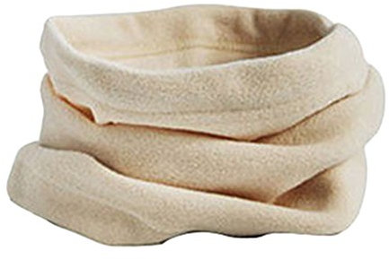 Bluelans® Unisex Mens Ladies Super Soft Fleece Snood. Scarf, Hat, Neck Warmer Garter, Hood, Balaclava for Skiing, Hiking (Beige)